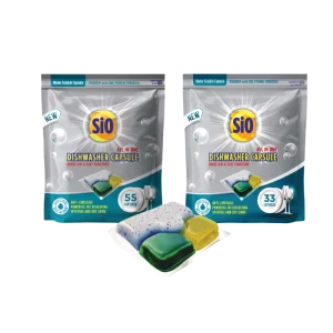 sio dishwasher machine capsule 33 pcs